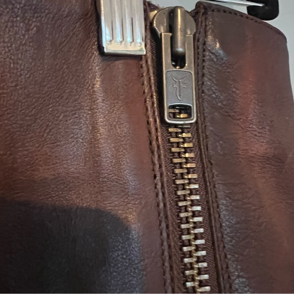 Frye Brown Leather Heath Boots - Picture 7 of 15